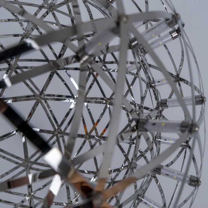 Srebrna Lampa Wisząca Spark Ball