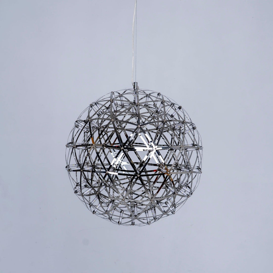 Srebrna Lampa Wisząca Spark Ball