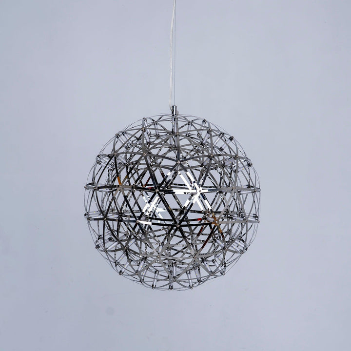 Srebrna Lampa Wisząca Spark Ball
