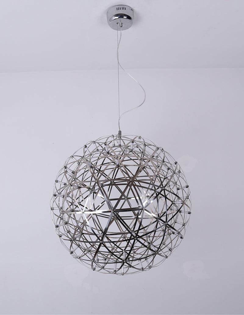 Srebrna Lampa Wisząca Spark Ball