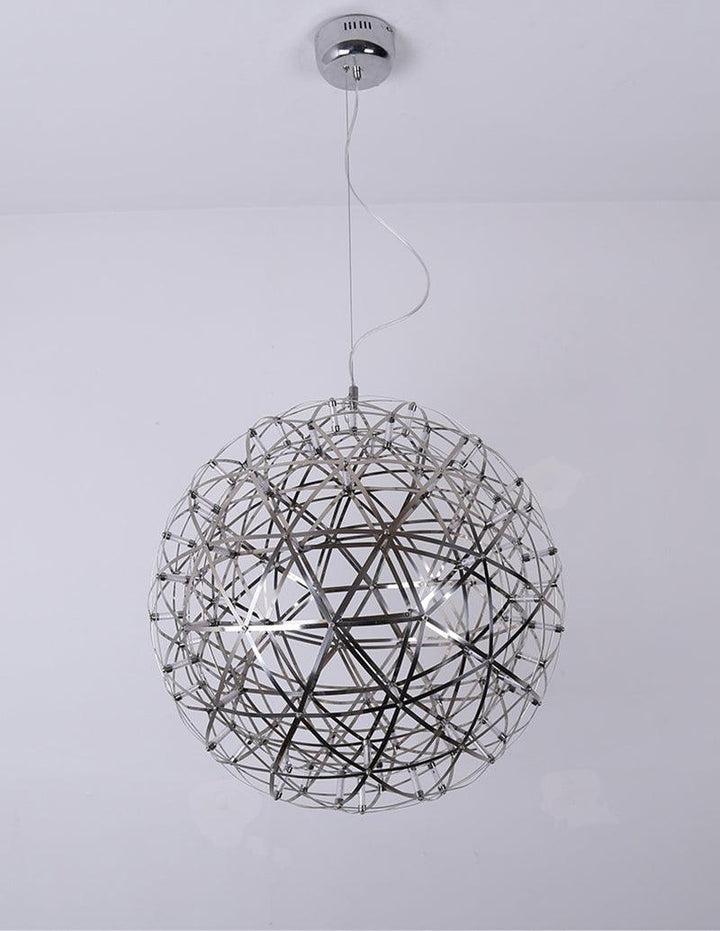 Srebrna Lampa Wisząca Spark Ball