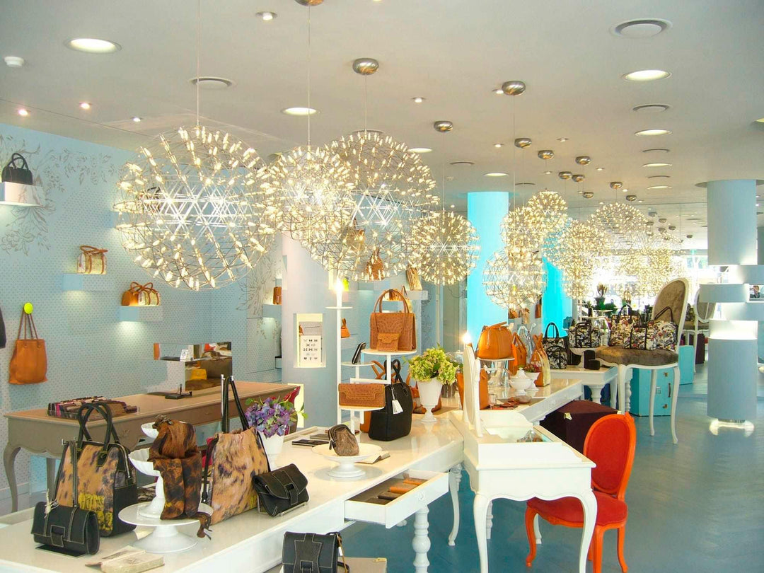 Srebrna Lampa Wisząca Spark Ball