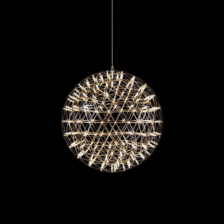 Srebrna Lampa Wisząca Spark Ball
