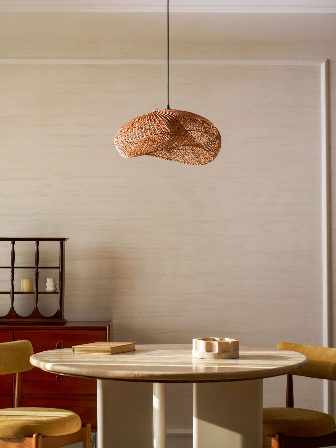 Lampa wisząca Rattan Wave
