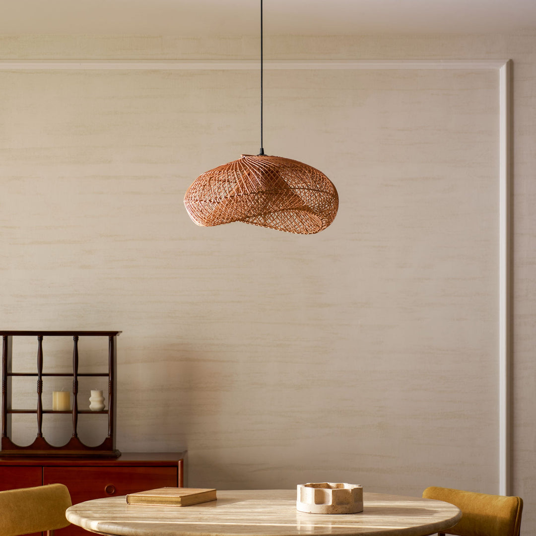 Lampa wisząca Rattan Wave