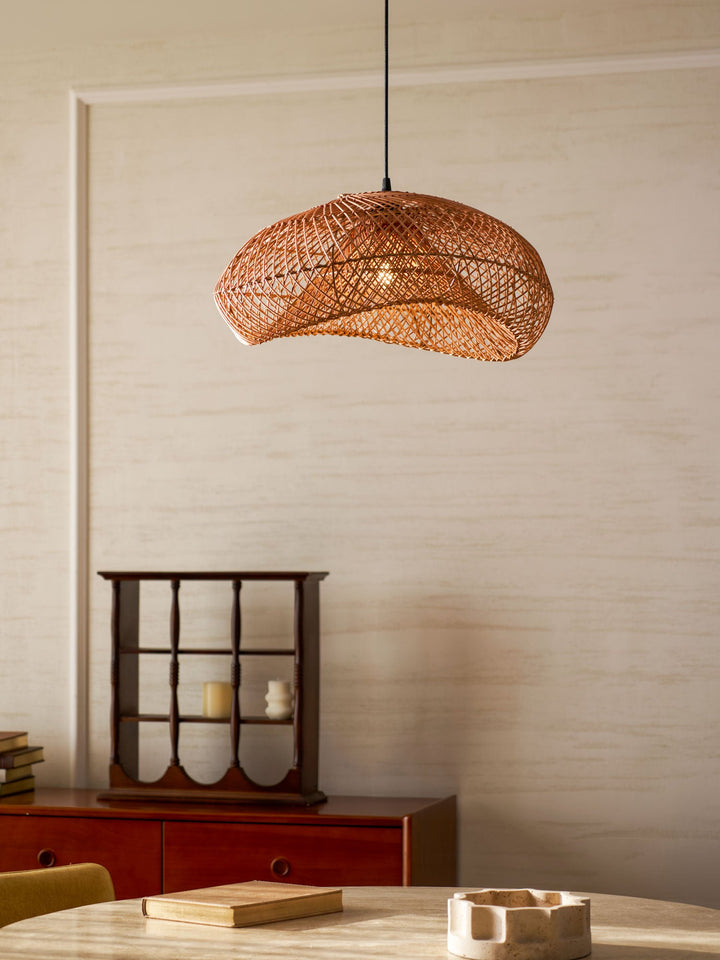 Lampa wisząca Rattan Wave