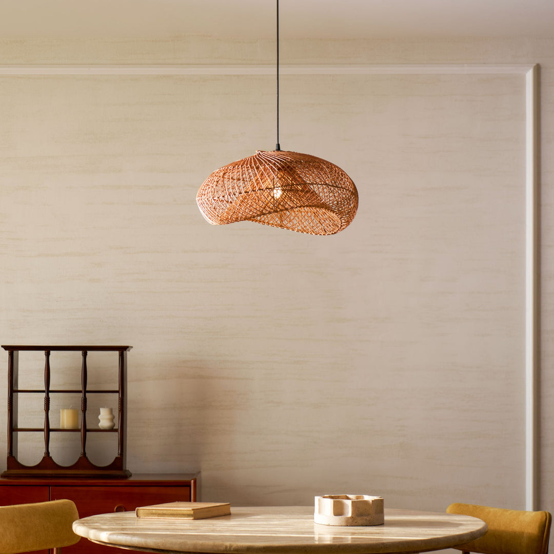 Lampa wisząca Rattan Wave