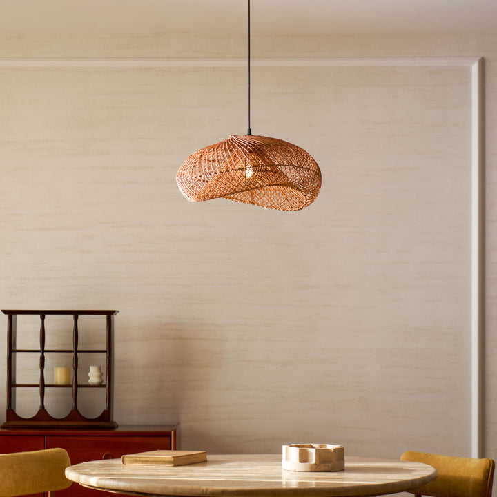 Lampa wisząca Rattan Wave