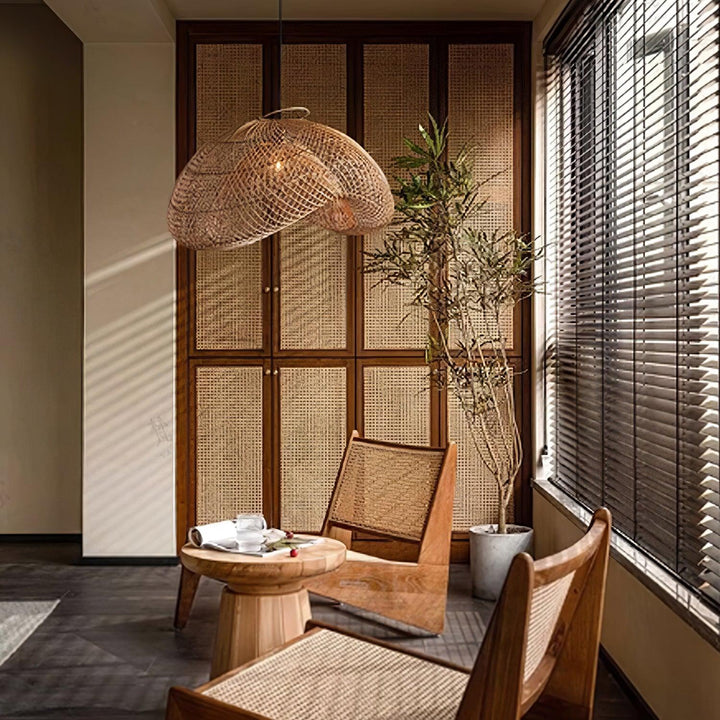 Lampa wisząca Rattan Wave