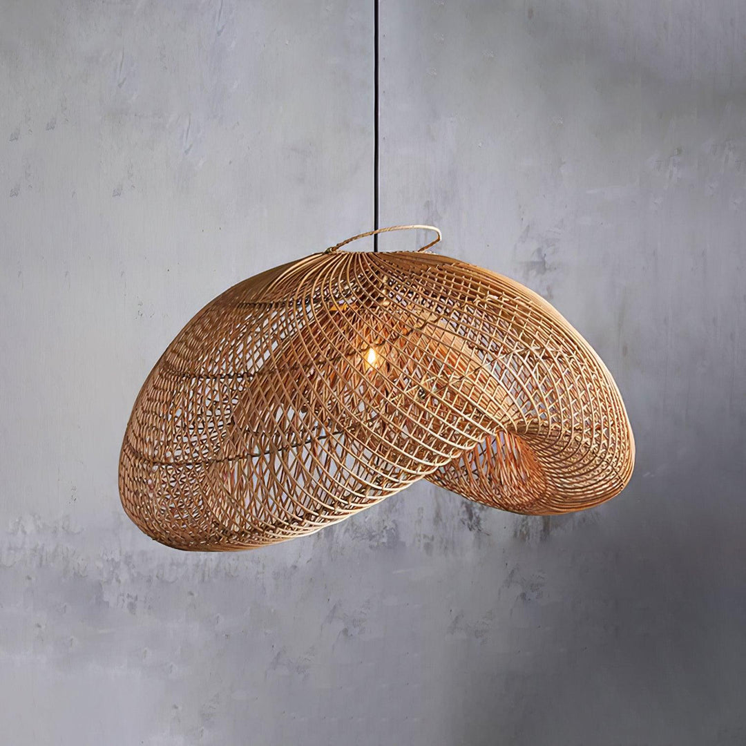 Lampa wisząca Rattan Wave