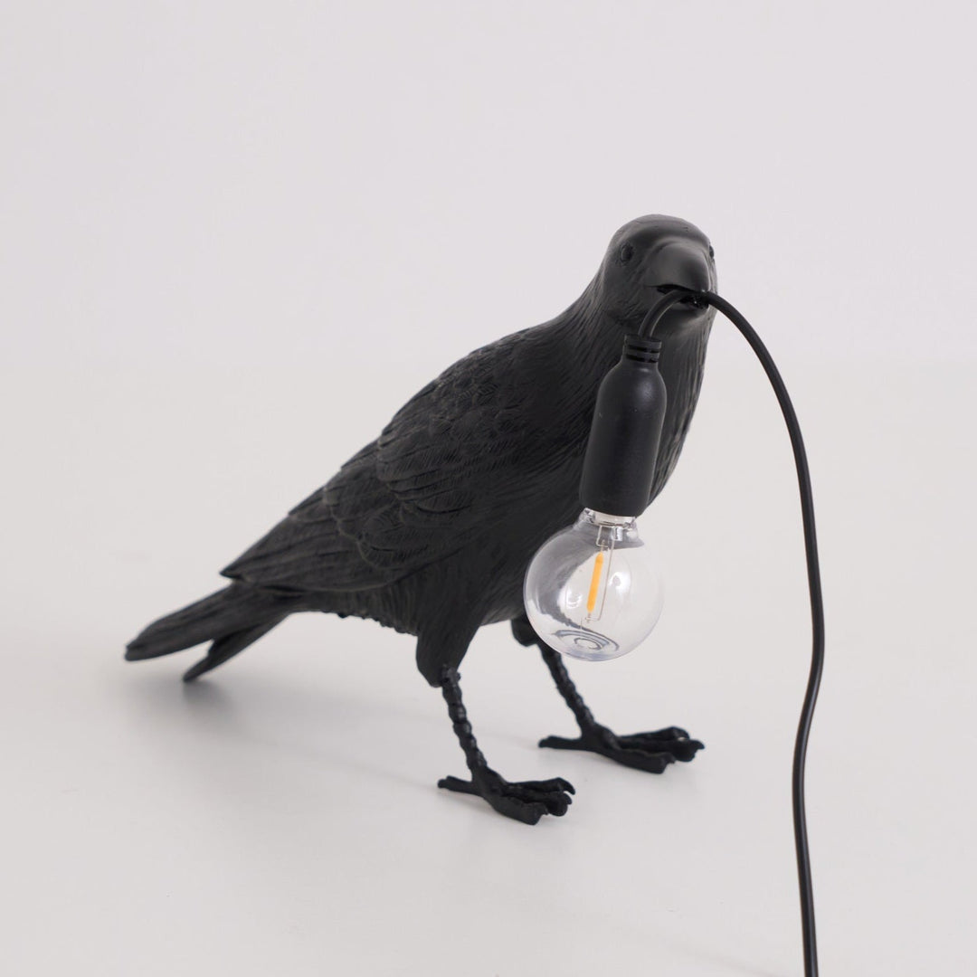 Lampa stołowa z żywicy Kruka