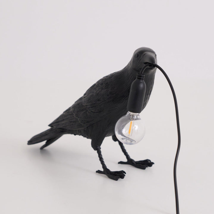 Lampa stołowa z żywicy Kruka