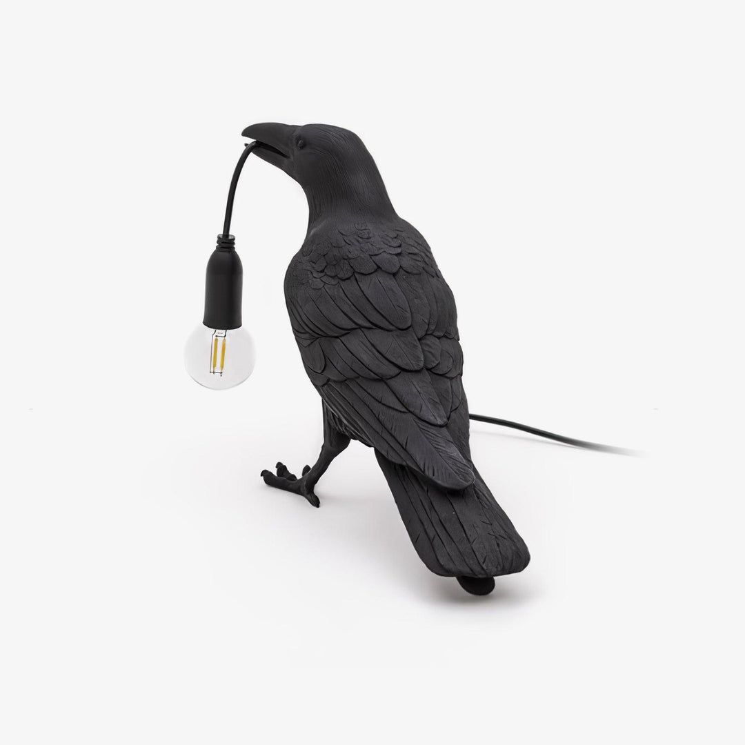 Lampa stołowa z żywicy Kruka