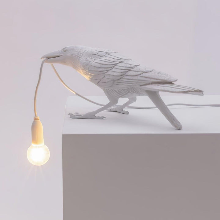 Lampa stołowa z żywicy Kruka
