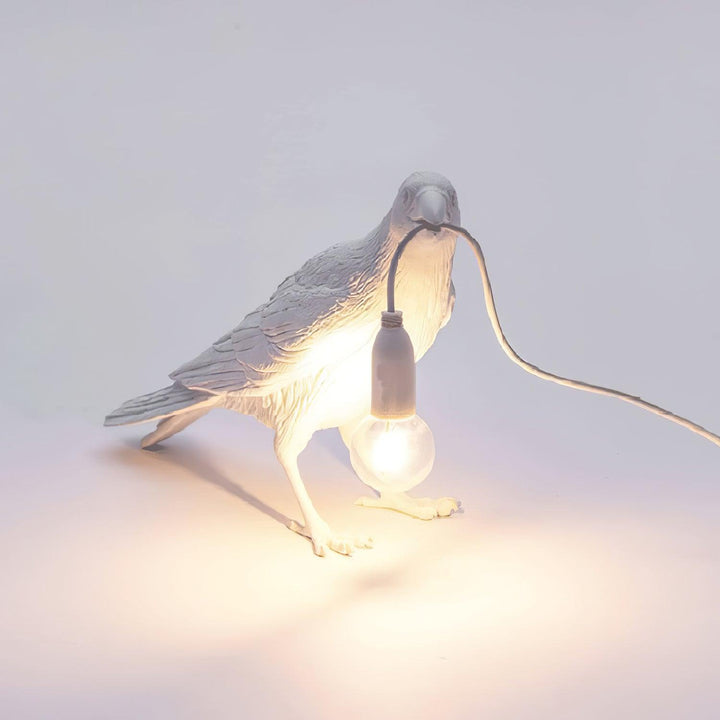 Lampa stołowa z żywicy Kruka