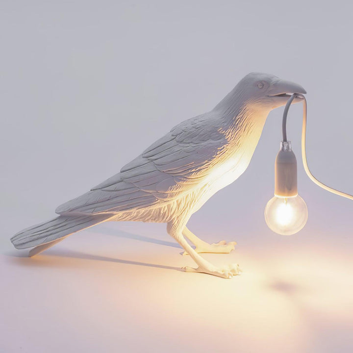 Lampa stołowa z żywicy Kruka