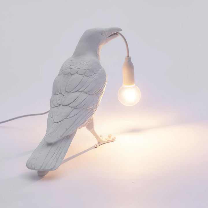 Lampa stołowa z żywicy Kruka