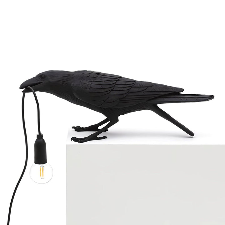 Lampa stołowa z żywicy Kruka