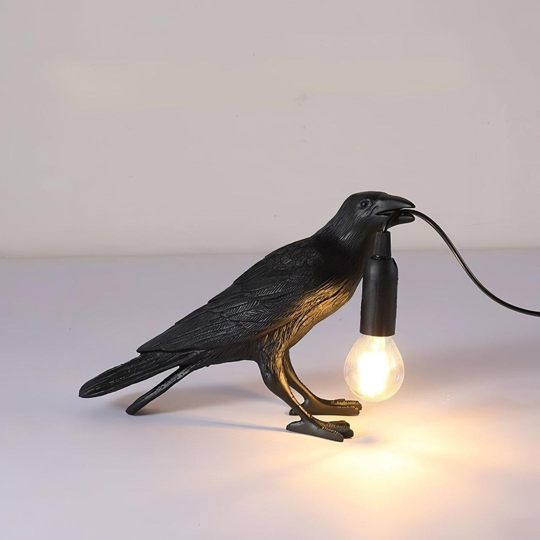 Lampa stołowa z żywicy Kruka
