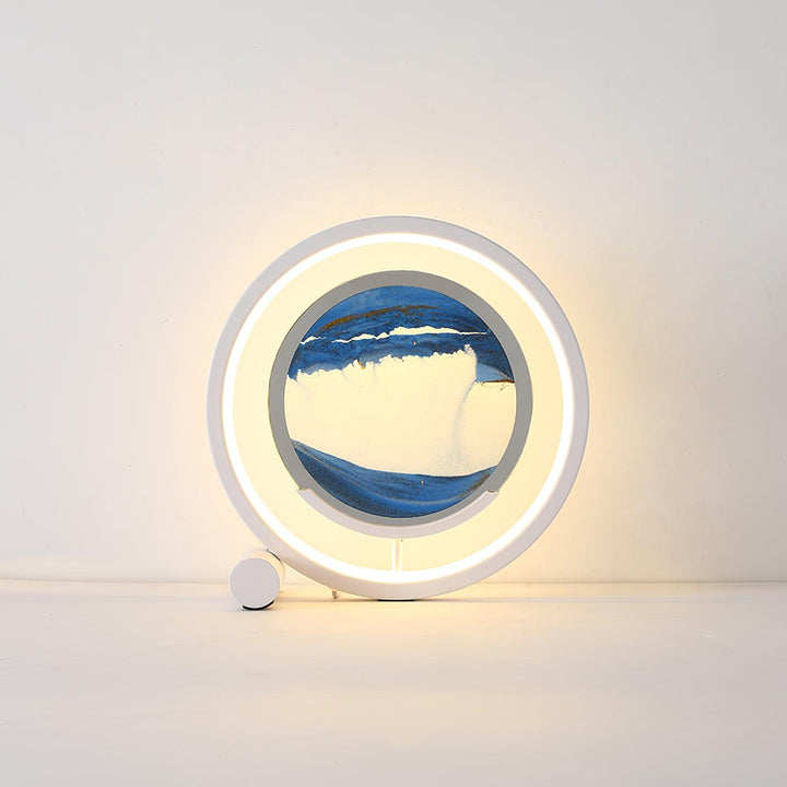 Relaksująca Lampa Stolikowa z Piaskiem