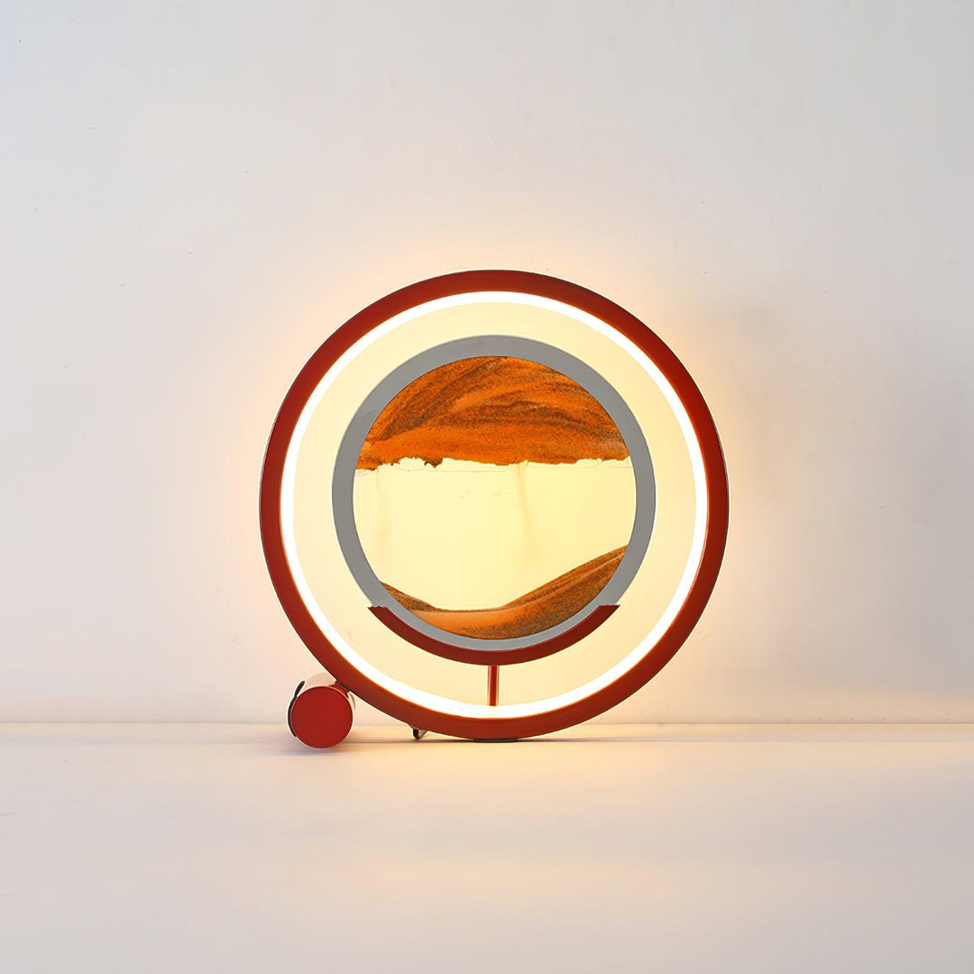 Relaksująca Lampa Stolikowa z Piaskiem