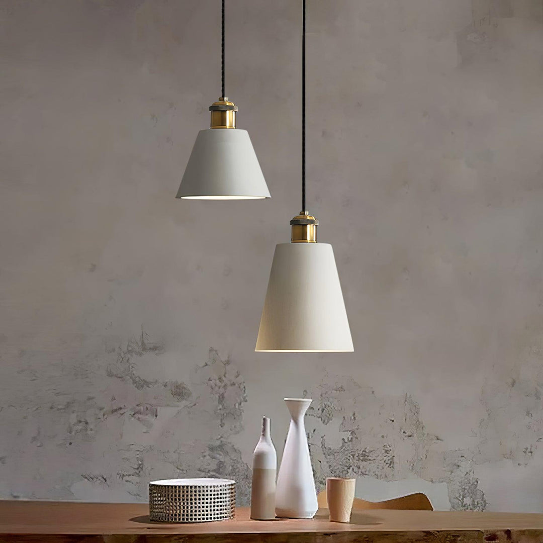 Lampa Wisząca Geometriczna z Żywicy
