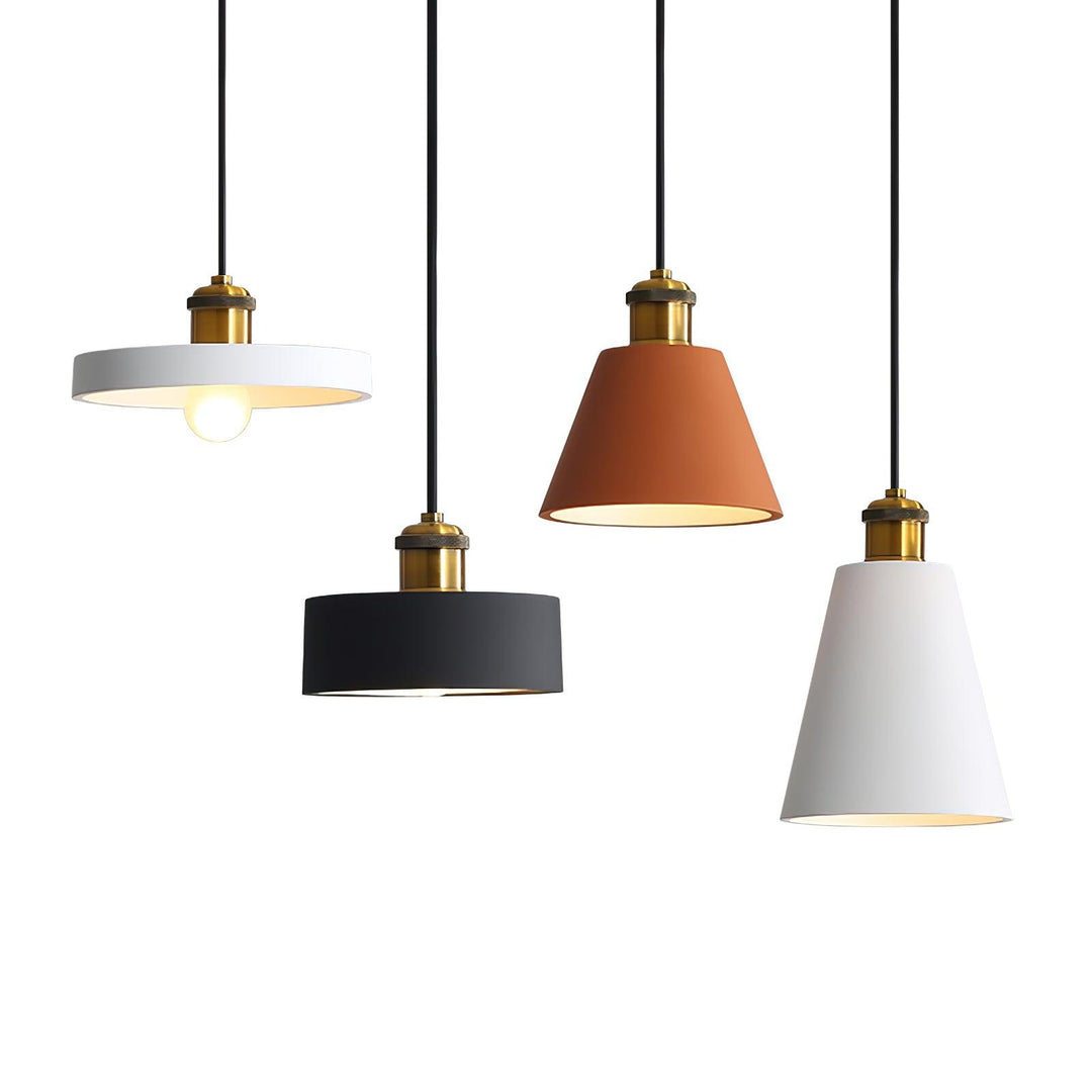 Lampa Wisząca Geometriczna z Żywicy