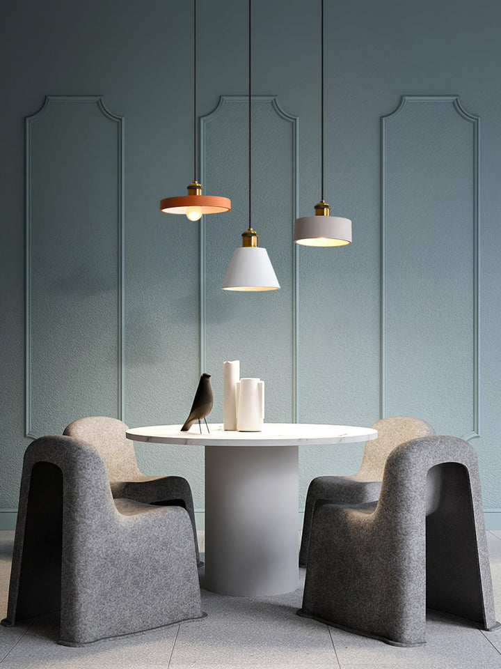 Lampa Wisząca Geometriczna z Żywicy