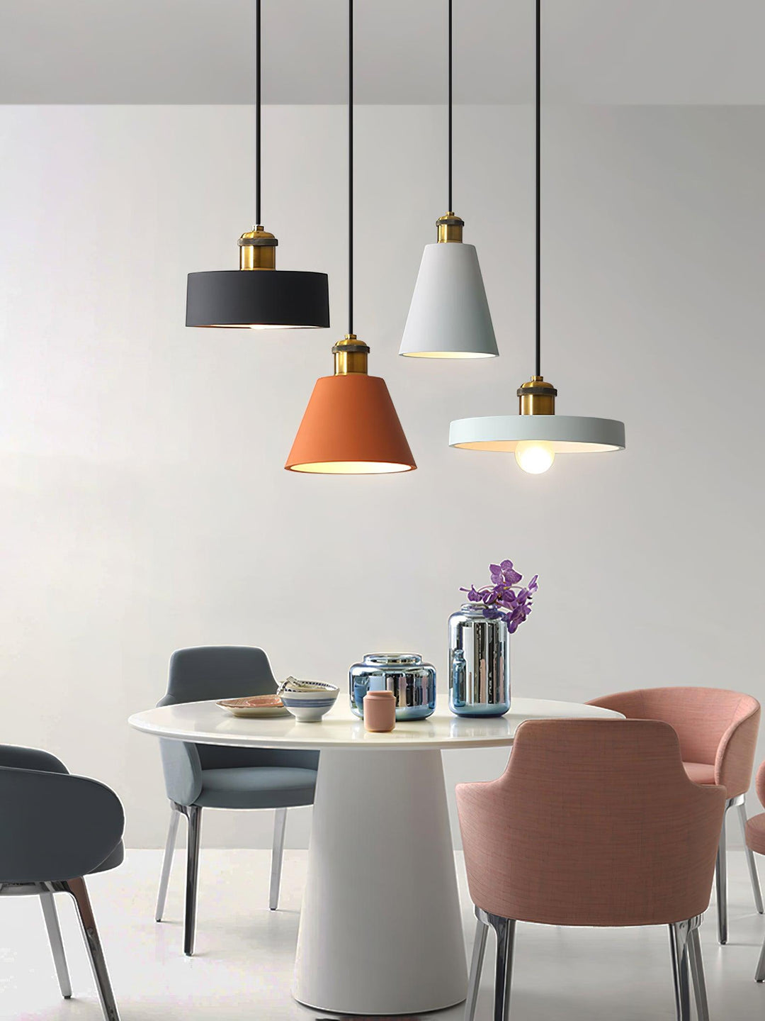 Lampa Wisząca Geometriczna z Żywicy