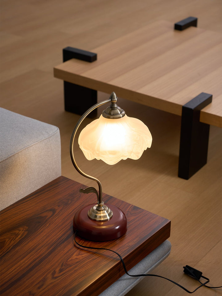 Lampa Stołowa Vintage Laiton