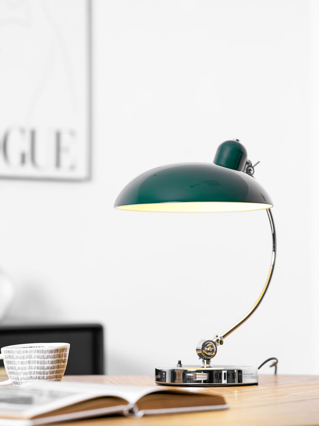 Retro Krzywa Lampa Biurkowa
