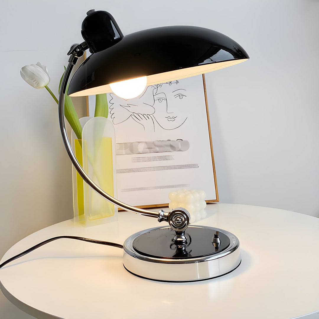 Retro Krzywa Lampa Biurkowa