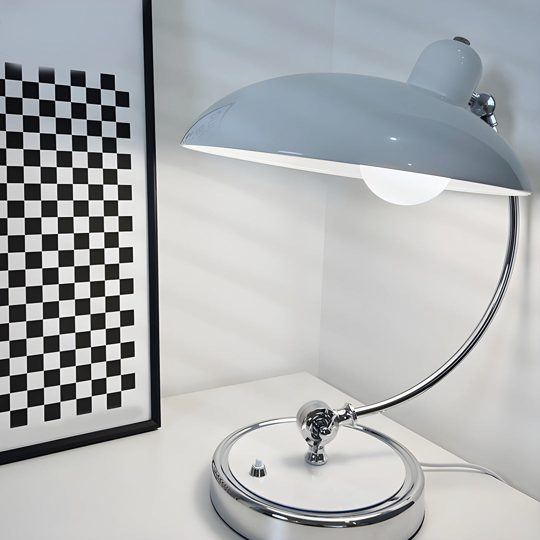 Retro Krzywa Lampa Biurkowa