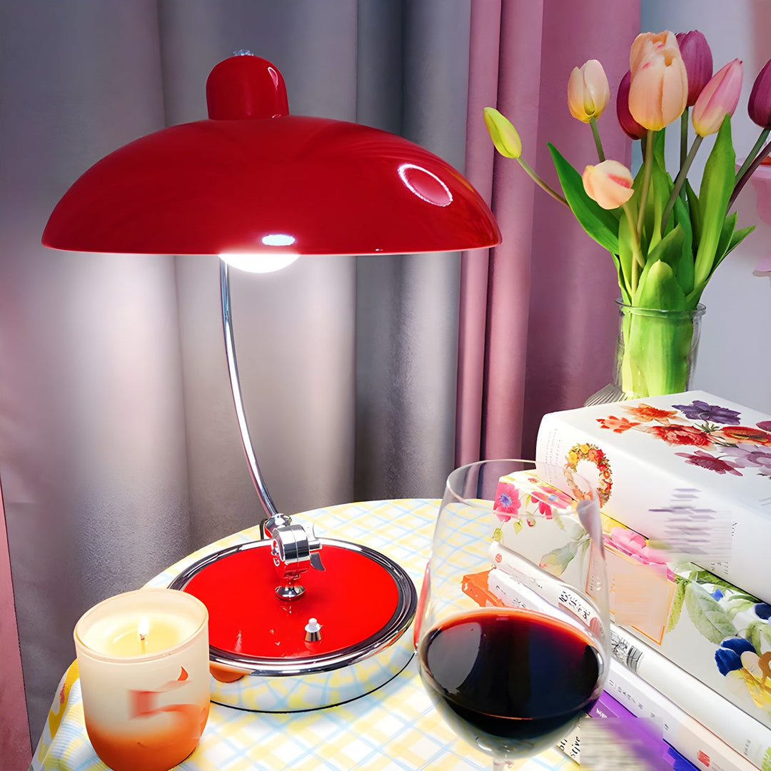Retro Krzywa Lampa Biurkowa