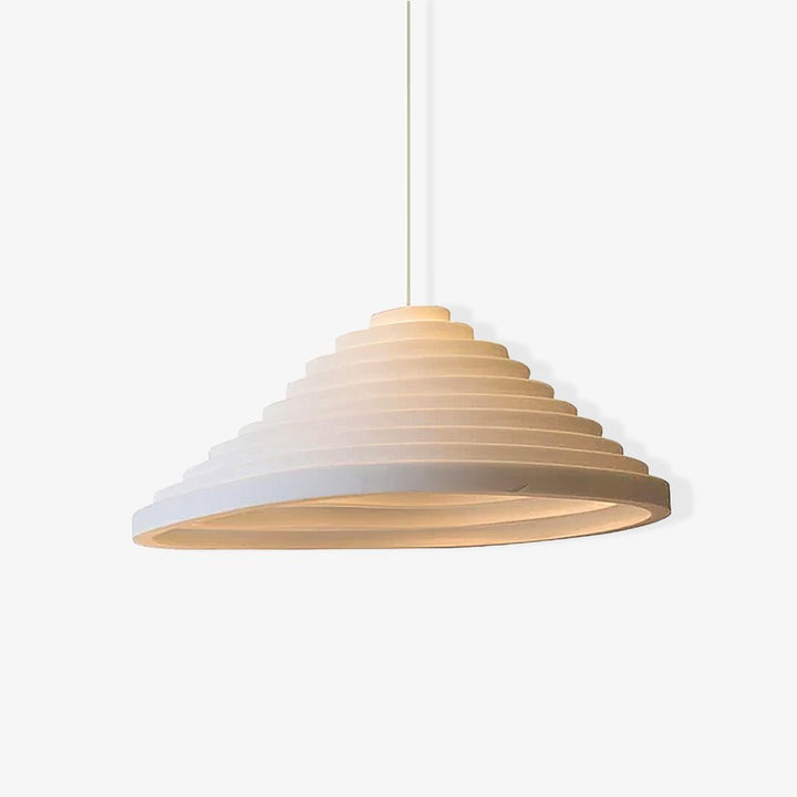 Lampa wisząca akustyczna z akrylu w kształcie pola ryżowego