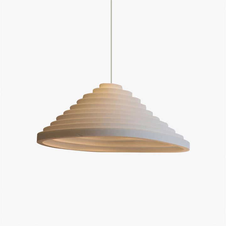 Lampa wisząca akustyczna z akrylu w kształcie pola ryżowego