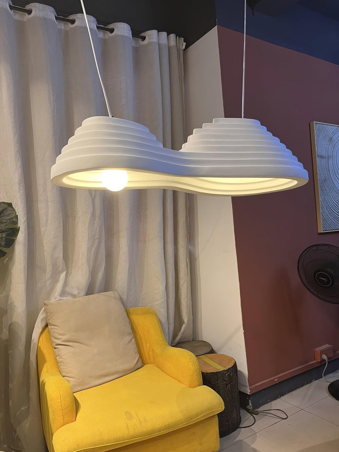 Lampa wisząca akustyczna Rice Field