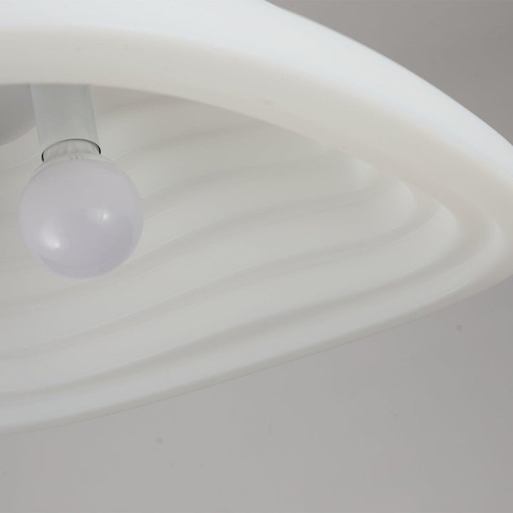 Lampa wisząca akustyczna z akrylu w kształcie pola ryżowego