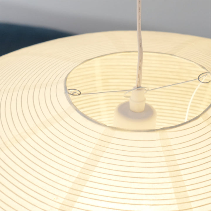 Lampa z papieru washi 15A, z przewodem zawieszanym na haku