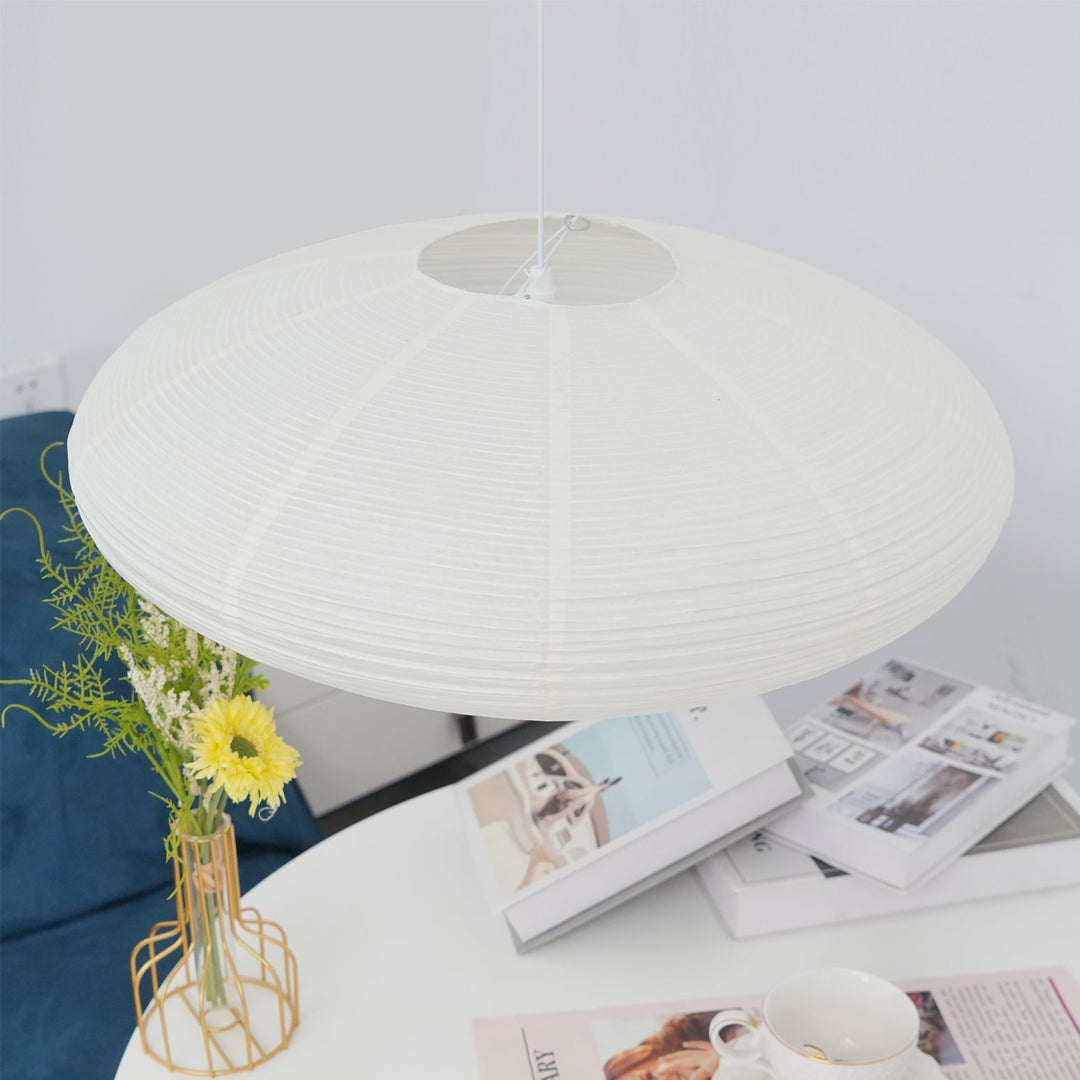 Lampa z papieru washi 15A, z przewodem zawieszanym na haku