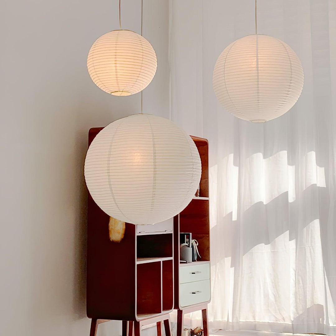 Lampa Wisząca z Papieru Washi A