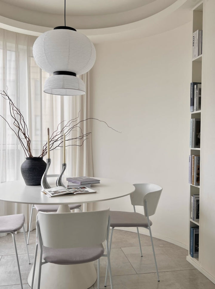 Lampa wisząca z papieru ryżowego Cocoon