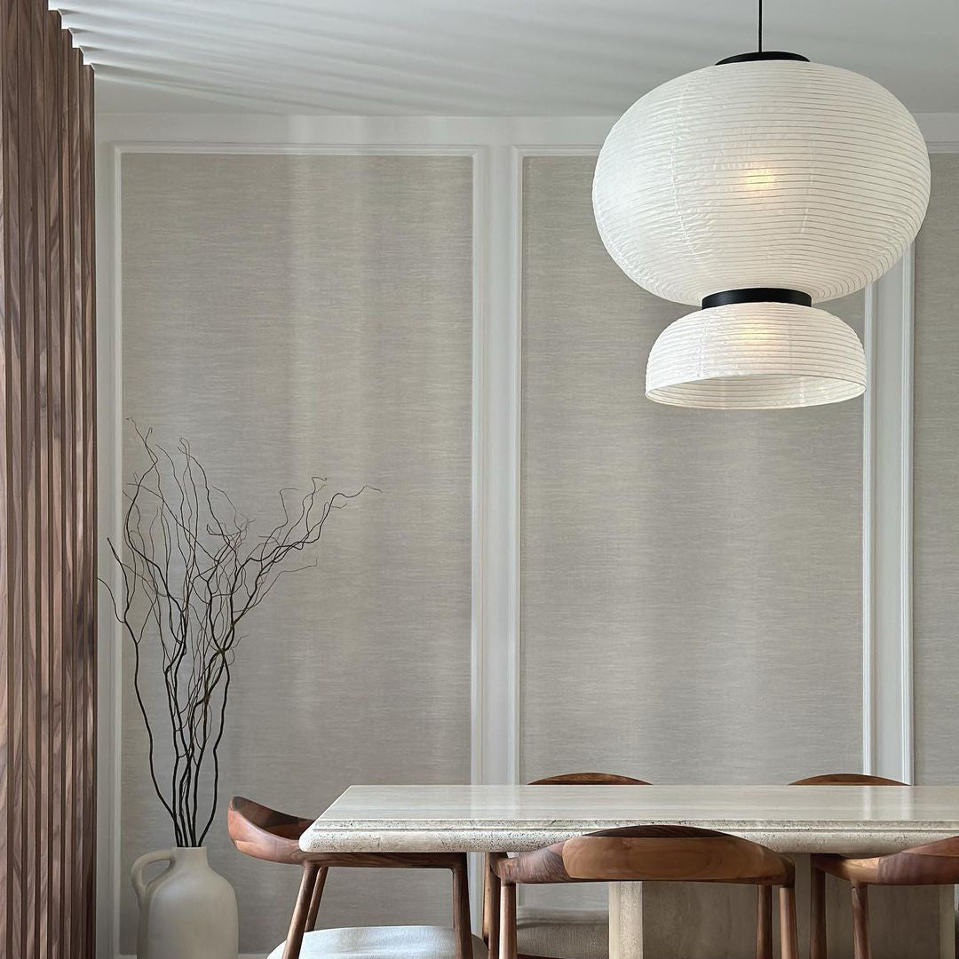 Lampa wisząca z papieru ryżowego Cocoon