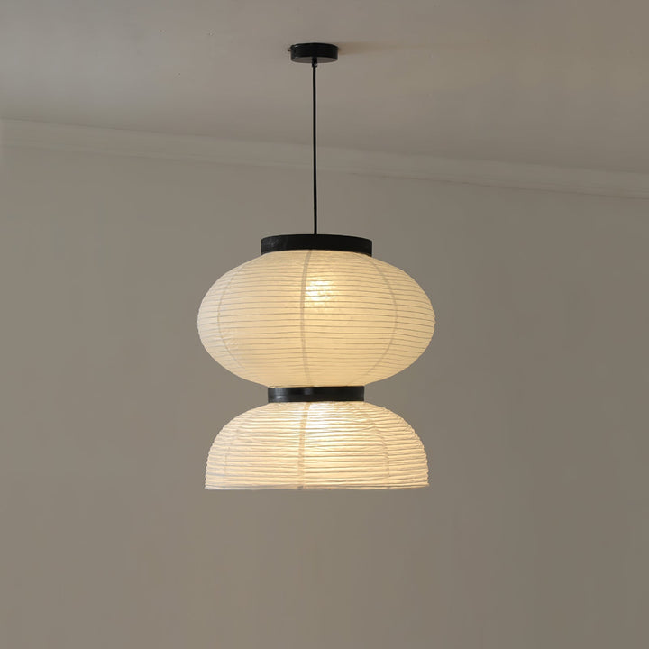 Lampa wisząca z papieru ryżowego Cocoon