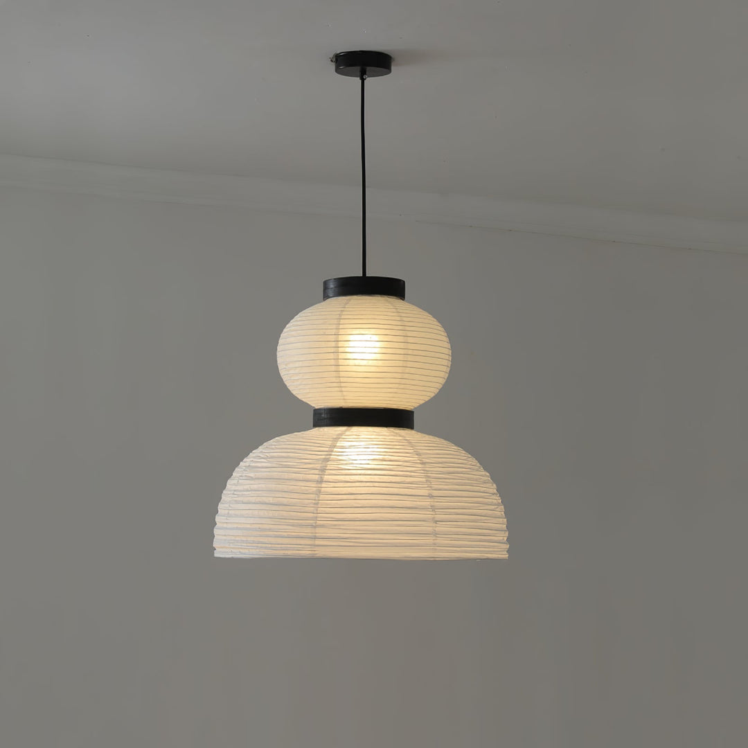 Lampa wisząca z papieru ryżowego Cocoon
