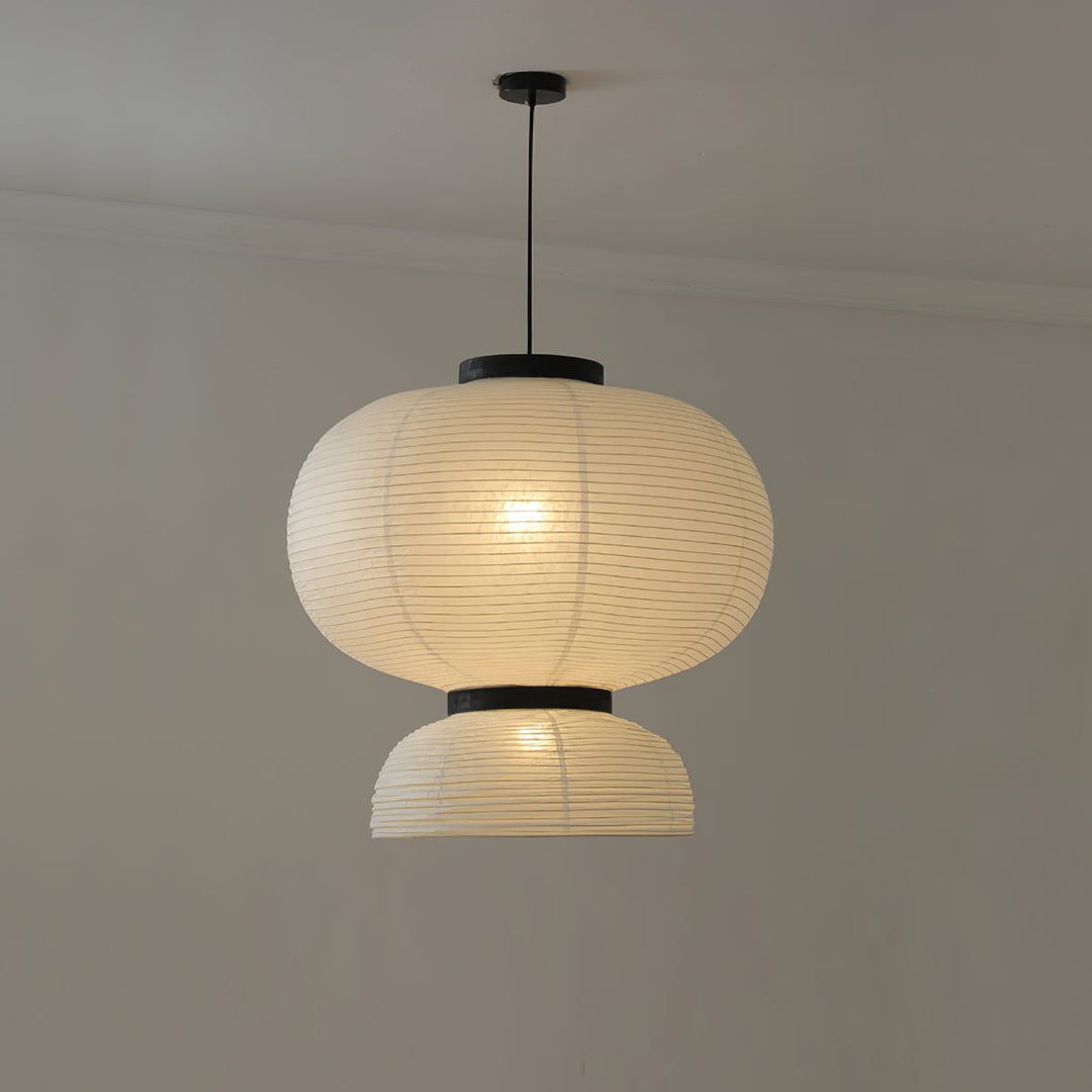 Lampa wisząca z papieru ryżowego Cocoon