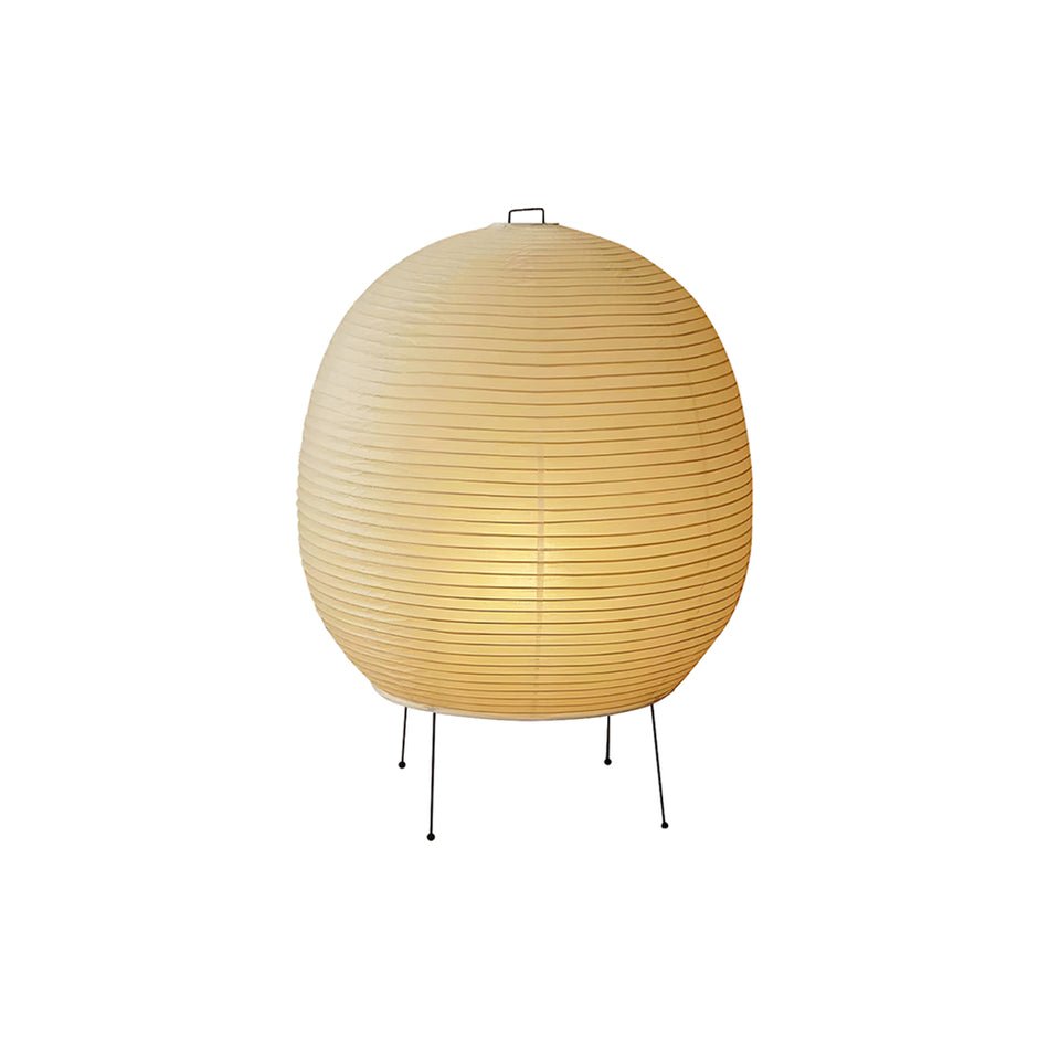 Lampa stołowa z papieru ryżowego