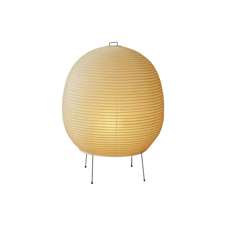 Lampa stołowa z papieru ryżowego