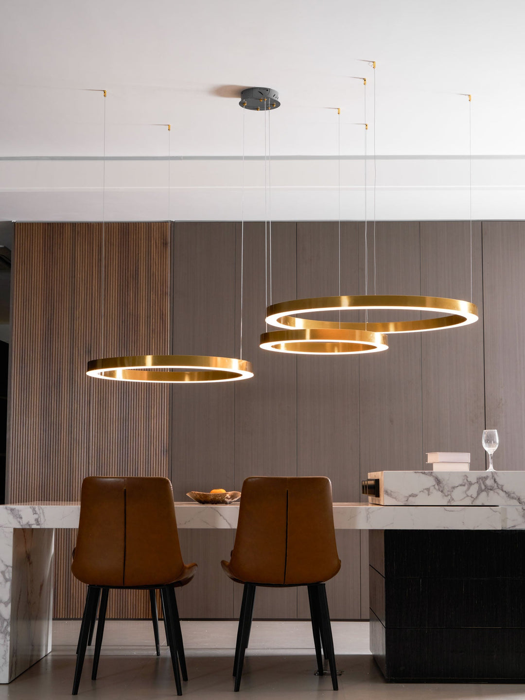 Lampa wisząca LED w kształcie pierścienia