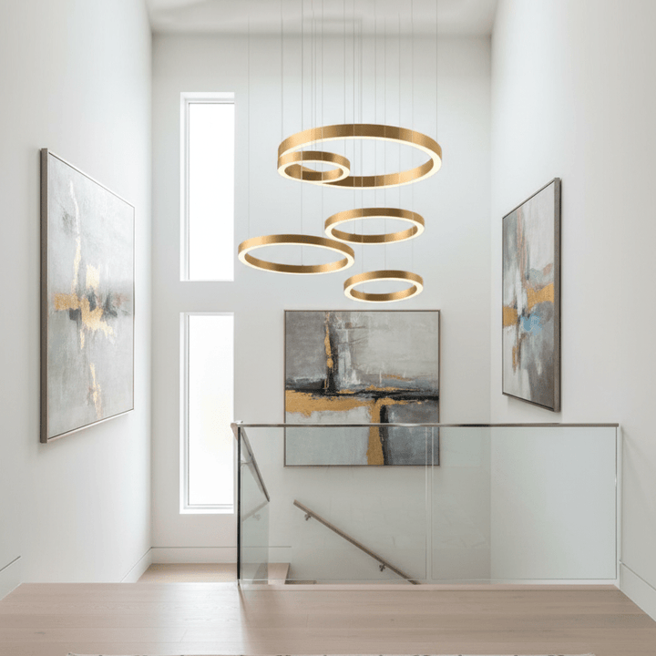 Lampa wisząca LED w kształcie pierścienia